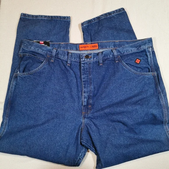 Wrangler Flame Resistant Relaxed fit jeans, 2 pair, CAT 2 2112, 46X32